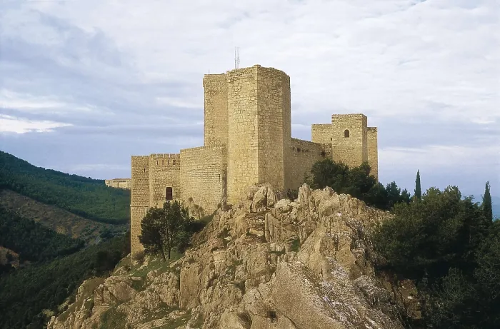 Framed Print : SPAIN. ANDALUSIA. JAEN. Jaen. Santa Catalina Castle (13th-17th c.), built by Fernando III. AISA / Everett Collection**US SALES ONLY**