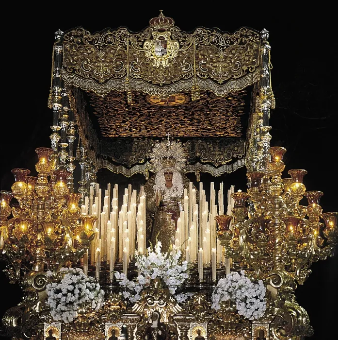 Framed Print : SPAIN. ANDALUSIA. MALAGA. Malaga. Virgin of Hope during the processions of Holy Week. AISA / Everett Collection**US SALES ONLY** Framed Print : SPAIN. ANDALUSIA. MALAGA. Malaga. Virgin of Hope during the processions of Holy Week. AISA / Everett Collection**US SALES ONLY**