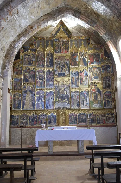 Framed Print : SPAIN. Anento. Gothic altarpiece of the church. AISA / Everett Collection**US SALES ONLY**