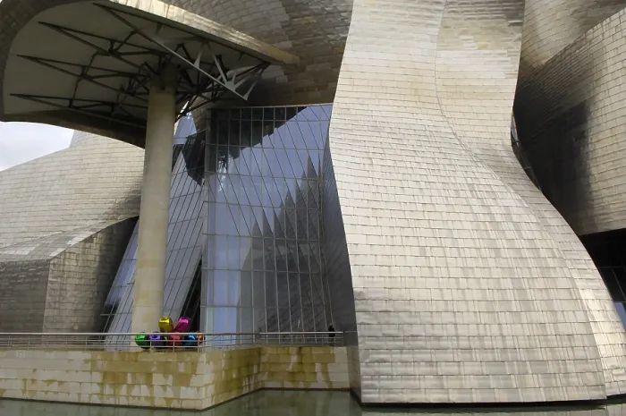 Framed Print : SPAIN. Bilbao. Guggenheim Museum Bilbao. Exterior sight. Rafa Prez / AISA / Everett Collection - Image has fine art copyright