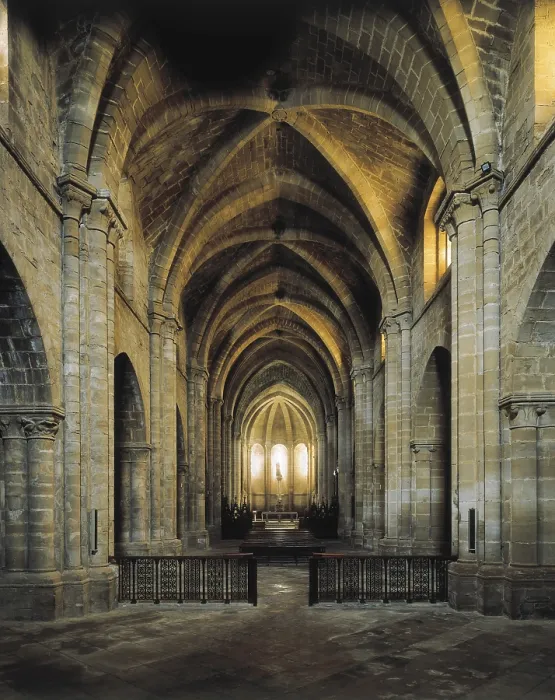 Framed Print : SPAIN. Carcastillo. Monastery of La Oliva. Church. Cistercian art. Architecture. - J. Bedmar / Iberfoto / Everett Collection (521608)**US SALES ONLY** Framed Print : SPAIN. Carcastillo. Monastery of La Oliva. Church. Cistercian art. Architecture. - J. Bedmar / Iberfoto / Everett Collection (521608)**US SALES ONLY**