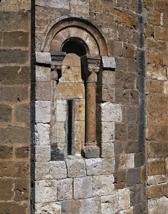 Framed Print : SPAIN. CASTILE AND LEON. BURGOS. Villahizn de Trevio. Window of the apse of the church of Santa Mara. Romanesque art. Architecture. AISA / Everett Collection**US SALES ONLY** Framed Print : SPAIN. CASTILE AND LEON. BURGOS. Villahizn de Trevio. Window of the apse of the church of Santa Mara. Romanesque art. Architecture. AISA / Everett Collection**US SALES ONLY**