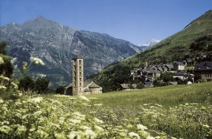Framed Print : SPAIN. CATALONIA. LLEIDA. Vall de Bo. Tall. Church of Sant Climent. Romanesque art. AISA / Everett Collection**US SALES ONLY**