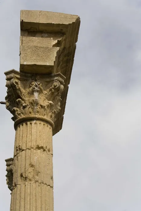 Framed Print : SPAIN. CATALONIA. TARRAGONA. Tarragona. Forum Square. Corinthian column. Roman art. Early Empire. Architecture. AISA / Everett Collection**US SALES ONLY**