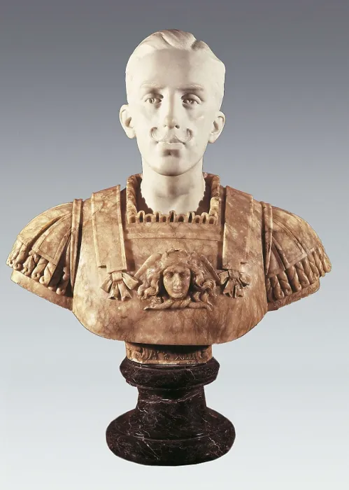 Framed Print : SPAIN. Cordoba. Marqus de Viana Palace. Bust of Alfonso XIII with Roman armour. Work by Mariano Benlliure y Gil. Sculpture on marble. AISA / Everett Collection**US SALES ONLY** Framed Print : SPAIN. Cordoba. Marqus de Viana Palace. Bust of Alfonso XIII with Roman armour. Work by Mariano Benlliure y Gil. Sculpture on marble. AISA / Everett Collection**US SALES ONLY**