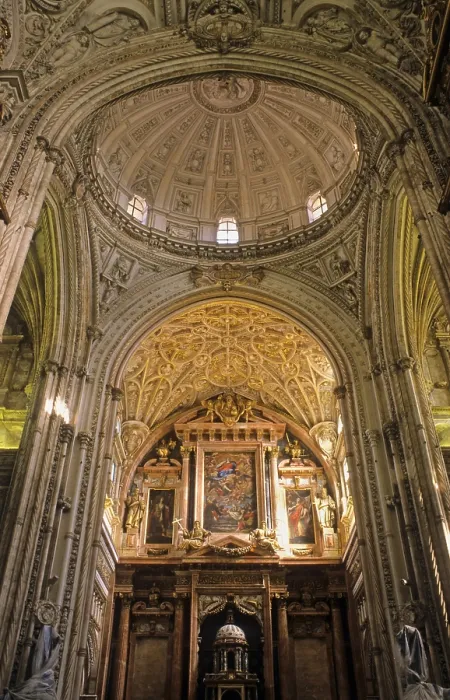 Framed Print : SPAIN. Cordoba. Mezquita (Mosque). Mosque Cathedral. Christian area. Vault of transept. - Lucas Vallecillos / Iberfoto / Everett Collection (487813)**US SALES ONLY** Framed Print : SPAIN. Cordoba. Mezquita (Mosque). Mosque Cathedral. Christian area. Vault of transept. - Lucas Vallecillos / Iberfoto / Everett Collection (487813)**US SALES ONLY**