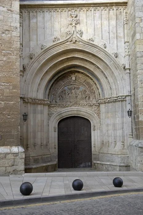 Framed Print : SPAIN. Daroca. Collegiate Church of Santa Mara de los Corporales. Gate of Mercy (15th c.). Gothic art. Architecture. AISA / Everett Collection**US SALES ONLY**
