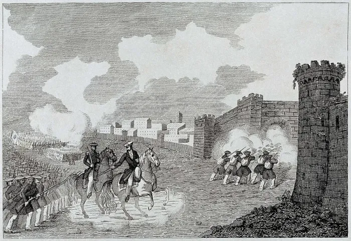 Framed Print : Spain. First Carlist War. Attack of Victoria. Engraving by Manuel Miranda. Engraving. SPAIN. Madrid. Romantic Museum. AISA / Everett Collection**US SALES ONLY**