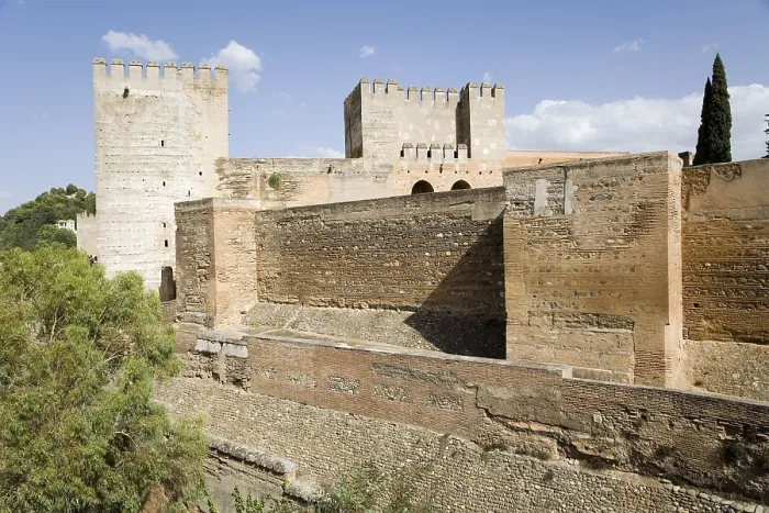Framed Print : SPAIN. Granada. Alhambra. The Alczar (fortress) of the Alhambra. AISA / Everett Collection**US SALES ONLY**