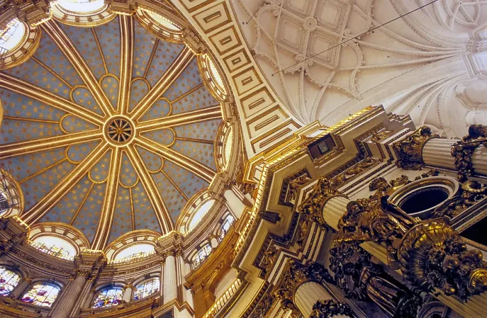 Framed Print : SPAIN. Granada. Cathedral. View of the dome of the high altar. Renaissance art. Architecture. - Lucas Vallecillos / Iberfoto / Everett Collection (336746)**US SALES ONLY** Framed Print : SPAIN. Granada. Cathedral. View of the dome of the high altar. Renaissance art. Architecture. - Lucas Vallecillos / Iberfoto / Everett Collection (336746)**US SALES ONLY**