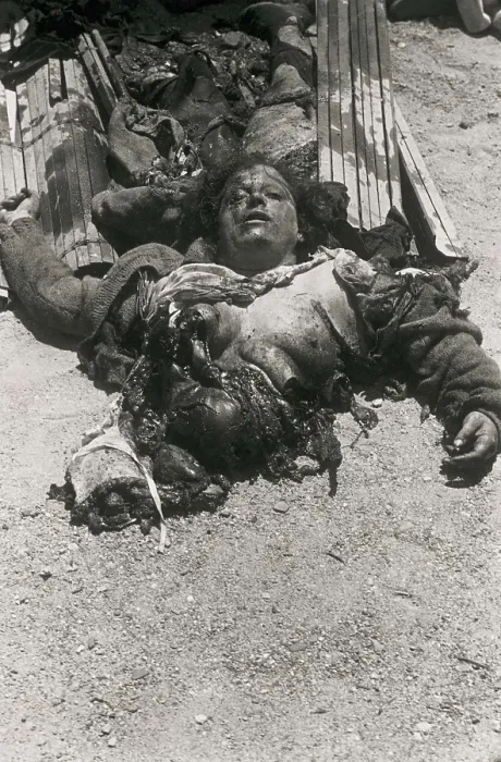 Framed Print : SPAIN. Granollers. Spanish Civil War (1936-1939). Civilian victim of the bombardment of the market in Granollers (1938). AISA / Everett Collection**US SALES ONLY**