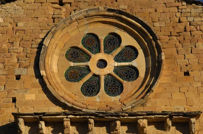 Framed Print : SPAIN. Isona. Church of Santa Maria of Covet. Church of Santa Mara de Covet. Rose window. Romanesque art. Architecture. AISA / Everett Collection**US SALES ONLY** Framed Print : SPAIN. Isona. Church of Santa Maria of Covet. Church of Santa Mara de Covet. Rose window. Romanesque art. Architecture. AISA / Everett Collection**US SALES ONLY**