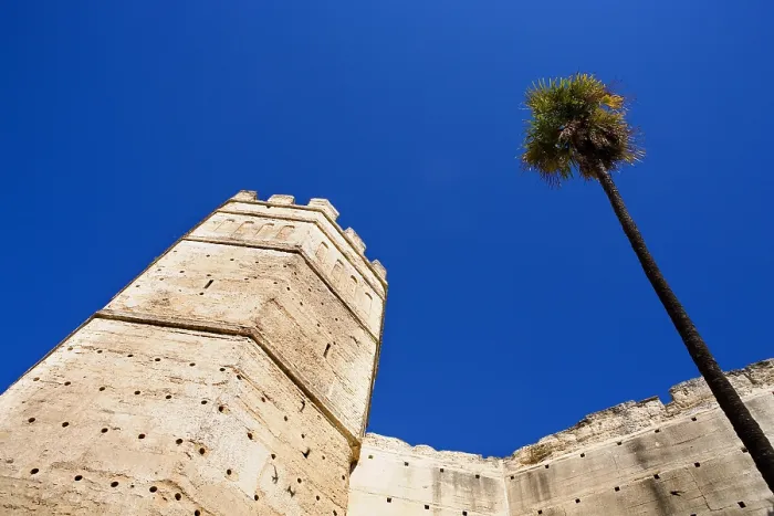 Framed Print : SPAIN. Jerez de la Frontera. AlcAzar (Moorish construction in Spain), 12th century. Hispano-Moresque art. Almohad art Framed Print : SPAIN. Jerez de la Frontera. AlcAzar (Moorish construction in Spain), 12th century. Hispano-Moresque art. Almohad art