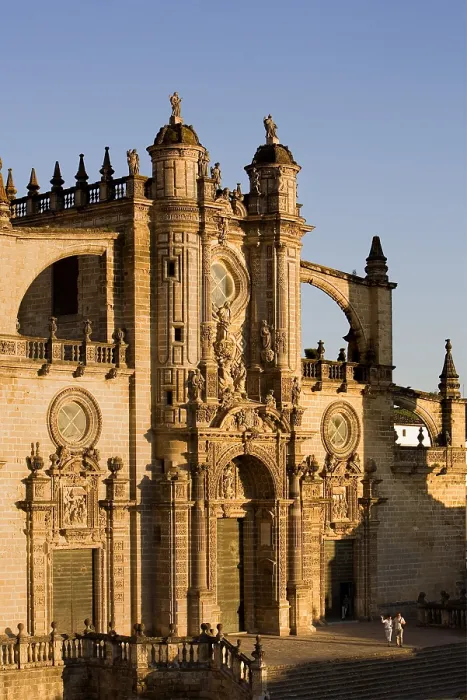 Framed Print : SPAIN. Jerez de la Frontera. Cathedral. Main facade. Gothic art. - Lucas Vallecillos / Iberfoto / Everett Collection (350931)**US SALES ONLY** Framed Print : SPAIN. Jerez de la Frontera. Cathedral. Main facade. Gothic art. - Lucas Vallecillos / Iberfoto / Everett Collection (350931)**US SALES ONLY**