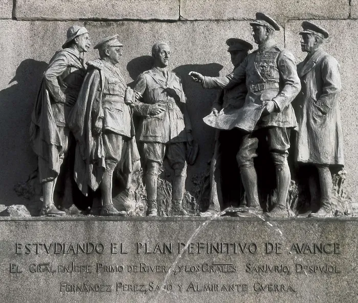 Framed Print : SPAIN. Jerez de la Frontera. Detail of the Monument to Primo de Rivera, by Mariano Benlliure (1929). Sculpture on bronze. AISA / Everett Collection - Image has fine art copyright