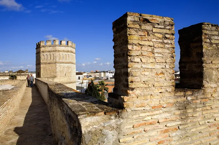 Framed Print : SPAIN. Jerez de la Frontera. Walls of the 'AlcAzar' (Moorish construction in Spain), 12th century. Hispano-Moresque art. Almohad art Framed Print : SPAIN. Jerez de la Frontera. Walls of the 'AlcAzar' (Moorish construction in Spain), 12th century. Hispano-Moresque art. Almohad art