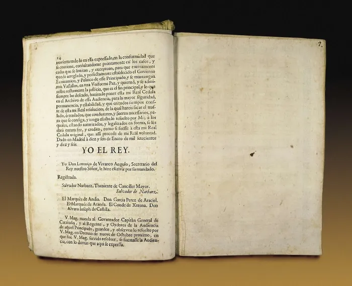 Framed Print : Spain. Kingdom of Philip V. Decree of Nueva Planta (1716). SPAIN. Barcelona. Barcelona University Library. AISA / Everett Collection**US SALES ONLY**
