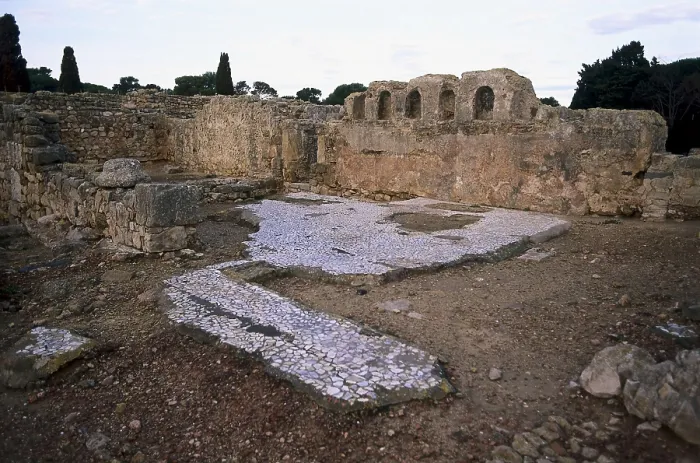 Framed Print : SPAIN. L'Escala. Empries. Greek city. Paleochristian basilica (4th-7th c.). Paleo-christian art. AISA / Everett Collection**US SALES ONLY** Framed Print : SPAIN. L'Escala. Empries. Greek city. Paleochristian basilica (4th-7th c.). Paleo-christian art. AISA / Everett Collection**US SALES ONLY**