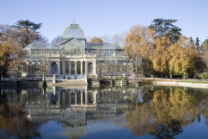 Framed Print : SPAIN. Madrid. Retiro Park. Parque del Retiro (Park of the Retreat). Crystal Palace (1887). Architecture. AISA / Everett Collection**US SALES ONLY**