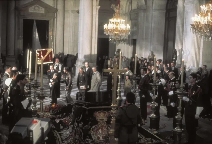 Framed Print : SPAIN. Madrid. Royal Palace of El Pardo. Funeral Chapel of Francisco Franco. Palacio del Pardo of Madrid (21st November 1975). AISA / Everett Collection**US SALES ONLY**