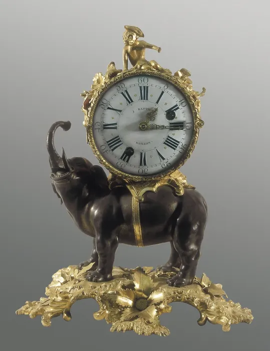 Framed Print : SPAIN. Madrid. Royal Palace. Elephant transporting a clock. Clock by Jean Baptiste de Fontenay (18th c.). Rococo. AISA / Everett Collection (86283)**US SALES ONLY** Framed Print : SPAIN. Madrid. Royal Palace. Elephant transporting a clock. Clock by Jean Baptiste de Fontenay (18th c.). Rococo. AISA / Everett Collection (86283)**US SALES ONLY**
