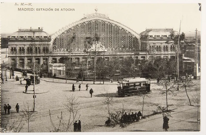 Framed Print : SPAIN. Madrid. Spain (1900). Madrid. Atocha Station. AISA / Everett Collection**US SALES ONLY**
