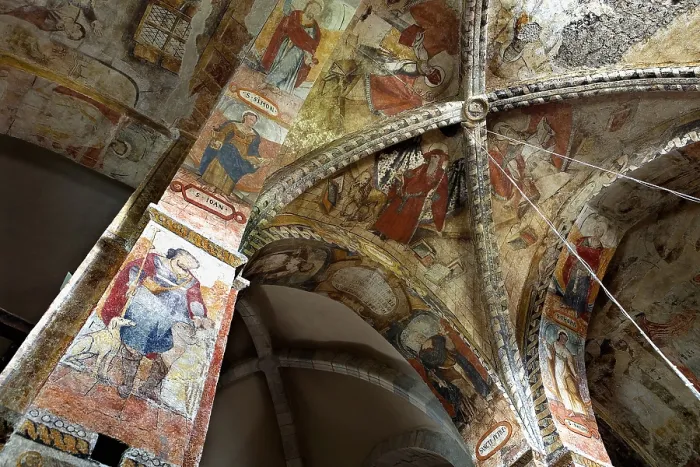 Framed Print : SPAIN. Naut Aran. Salardu. Sant Andreu Church. Inside. Paintings. Romanesque art. - Lucas Vallecillos / Iberfoto / Everett Collection (239693)**US SALES ONLY** Framed Print : SPAIN. Naut Aran. Salardu. Sant Andreu Church. Inside. Paintings. Romanesque art. - Lucas Vallecillos / Iberfoto / Everett Collection (239693)**US SALES ONLY**