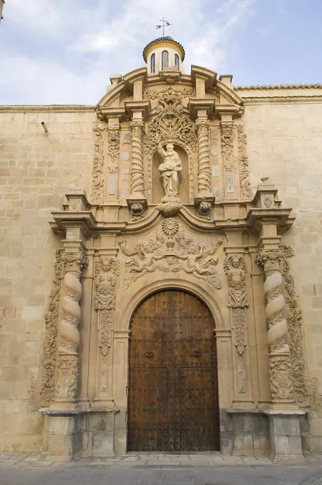 Framed Print : SPAIN. Orihuela. St James the Apostle's church. Side facade of the Chapel of Communion. Baroque art. Architecture Framed Print : SPAIN. Orihuela. St James the Apostle's church. Side facade of the Chapel of Communion. Baroque art. Architecture