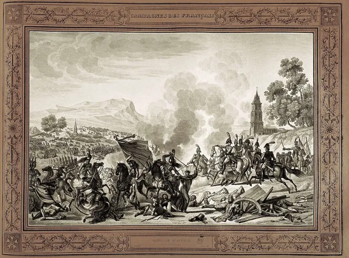 Framed Print : Spain. Peninsular War (1808-1814). Battle of Ocaa (29th November 1809). Litography. SPAIN. Madrid. National Library. AISA / Everett Collection**US SALES ONLY**