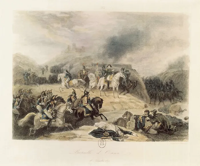 Framed Print : Spain. Peninsular War (1808-1814). Battle of Ocaa (29th November 1809). Litography. SPAIN. Madrid. National Library. AISA / Everett Collection**US SALES ONLY**