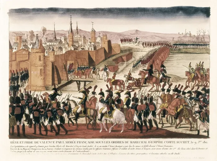 Framed Print : Spain. Peninsular War (1808-1814). Siege and conquest of Valencia (9th February 1812). Engraving. FRANCE. Paris. National Library. AISA / Everett Collection**US SALES ONLY**