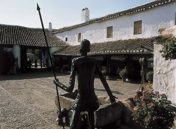 Framed Print : SPAIN. Puerto Lpice. 'Venta' (Inn) from Don Quixote. AISA / Everett Collection**US SALES ONLY**