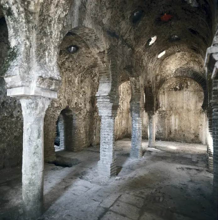 Framed Print : SPAIN. Ronda. Arab baths.Hispano-Moorish Art. 13th-14th c. Hispano-Moresque art. Architecture. - CAGP / Iberfoto / Everett Collection (565306)**US SALES ONLY**