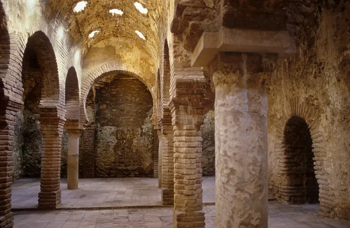 Framed Print : SPAIN. Ronda. Moorish baths (13th-14th centuries). Main hall. - Lucas Vallecillos / Iberfoto / Everett Collection (196095)**US SALES ONLY**