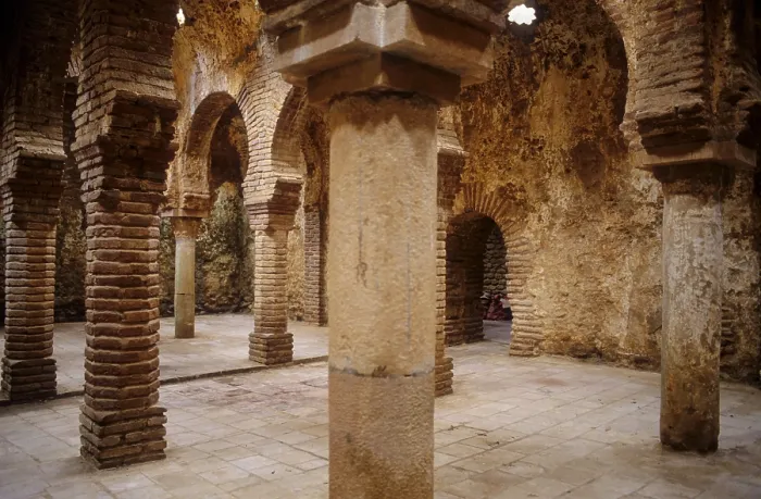 Framed Print : SPAIN. Ronda. Moorish baths (13th-14th centuries). Main hall. - Lucas Vallecillos / Iberfoto / Everett Collection (157021)**US SALES ONLY** Framed Print : SPAIN. Ronda. Moorish baths (13th-14th centuries). Main hall. - Lucas Vallecillos / Iberfoto / Everett Collection (157021)**US SALES ONLY**
