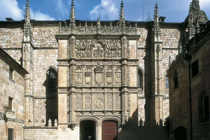 Framed Print : SPAIN. Salamanca. University of Salamanca. Facade. Renaissance art. Plateresque. Architecture. AISA / Everett Collection**US SALES ONLY**