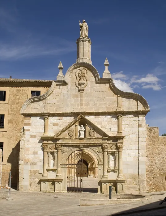 Framed Print : SPAIN. Santa Maria de Huerta. Monastery of Santa Maria de Huerta. Renaissance-style facade. 16th century. - Paul Maeyaert / Iberfoto / Everett Collection (188245)**US SALES ONLY** Framed Print : SPAIN. Santa Maria de Huerta. Monastery of Santa Maria de Huerta. Renaissance-style facade. 16th century. - Paul Maeyaert / Iberfoto / Everett Collection (188245)**US SALES ONLY**