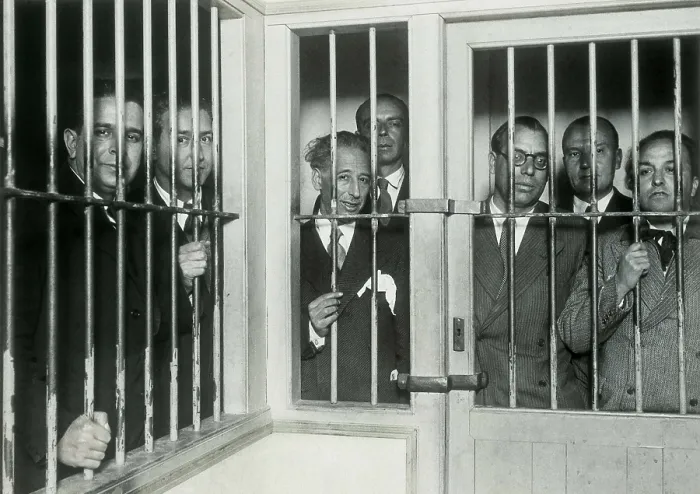 Framed Print : Spain. Second Republic (October 1934). Government of Catalonia imprisoned at the Modelo prison of Barcelona Framed Print : Spain. Second Republic (October 1934). Government of Catalonia imprisoned at the Modelo prison of Barcelona