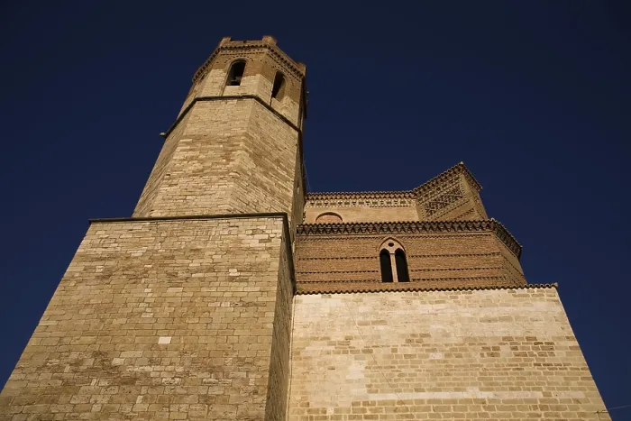 Framed Print : SPAIN. TERUEL. MontalbAn. Church of Santiago el Mayor (Saint James), built during 13th-14th cs. View of the Gothic tower. Mudejar art. Architecture Framed Print : SPAIN. TERUEL. MontalbAn. Church of Santiago el Mayor (Saint James), built during 13th-14th cs. View of the Gothic tower. Mudejar art. Architecture