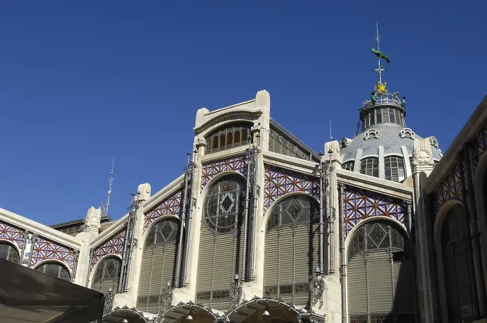 Framed Print : SPAIN. Valencia. Central Market. Modernism. AISA / Everett Collection**US SALES ONLY**