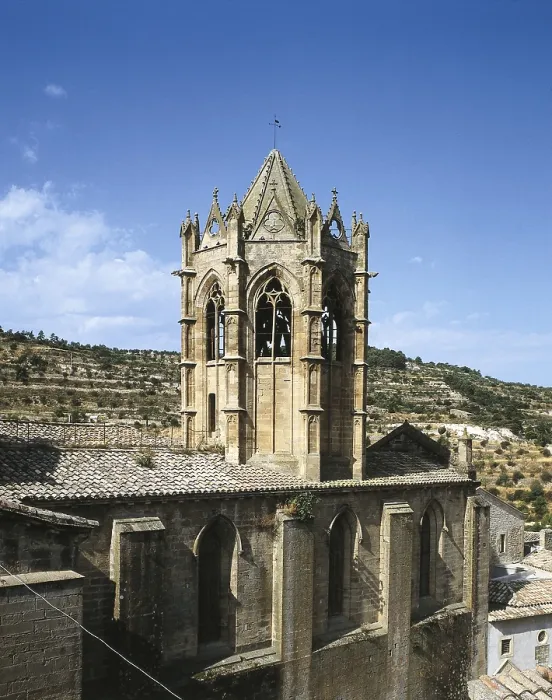 Framed Print : SPAIN. Vallbona de les Monges. Monastery of Santa Mara de Vallbona. Exterior of the dome (14th c.). Gothic art. Architecture. AISA / Everett Collection (1454)**US SALES ONLY**