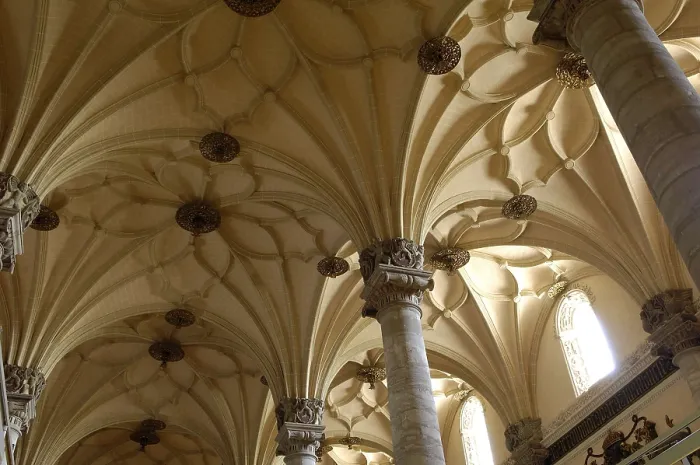 Framed Print : SPAIN. Zaragoza. Interior of La Lonja (1541-1557), old exchange building, by Juan de Sariena. Gothic art. Architecture. AISA / Everett Collection**US SALES ONLY**