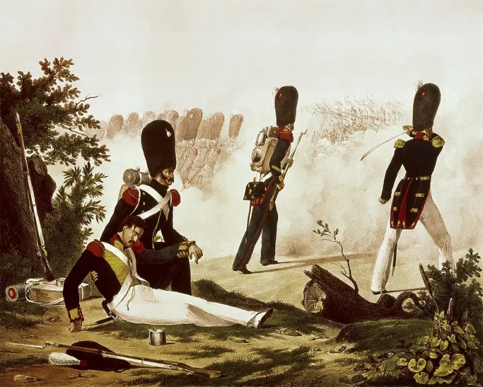 Framed Print : Spanish Army. Province Grenadiers of the Royal Guard. Picture of the 'Coleccin de uniformes del Ejercito Espaol', by the Marquis of Zambrano. Litography. SPAIN. Madrid Framed Print : Spanish Army. Province Grenadiers of the Royal Guard. Picture of the 'Coleccin de uniformes del Ejercito Espaol', by the Marquis of Zambrano. Litography. SPAIN. Madrid