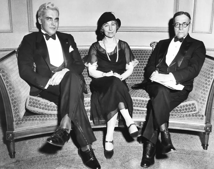 Framed Print : Speakers at the 6th Annual Foreign Affairs Institute, Cleveland, Ohio, Feb. 19, 1932. L-R: Paul V