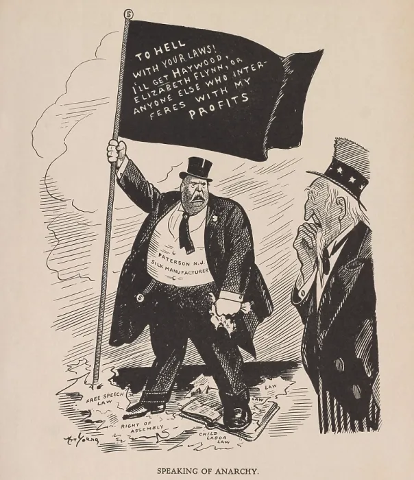 Framed Print : SPEAKING OF ANARCHY, political cartoon by Art Young, THE MASSES, April 1913 Framed Print : SPEAKING OF ANARCHY, political cartoon by Art Young, THE MASSES, April 1913