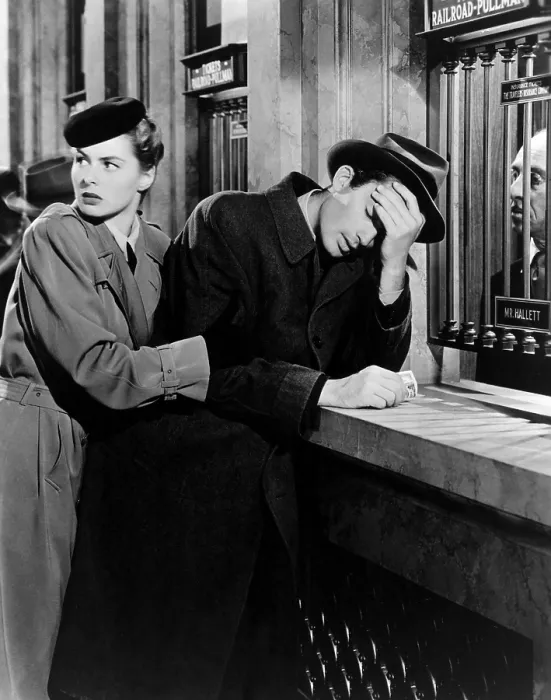 Framed Print : SPELLBOUND, Ingrid Bergman, Gregory Peck, 1945
