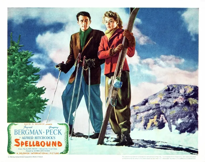 Framed Print : SPELLBOUND, US poster, Gregory Peck, Ingrid Bergman, 1945