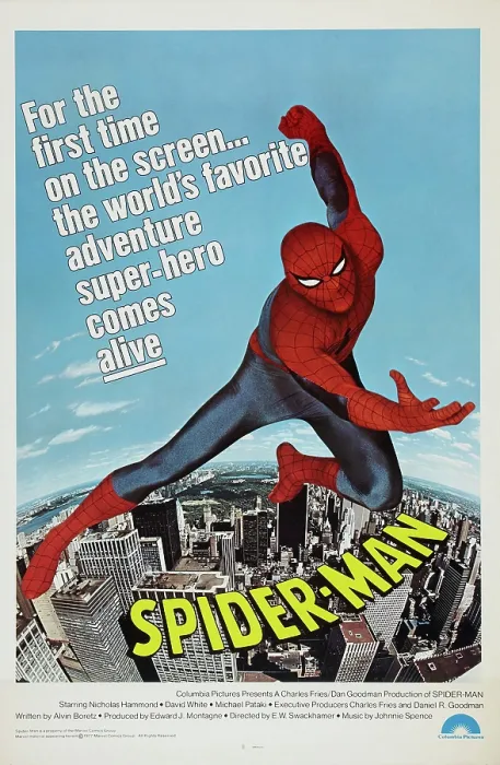 Framed Print : SPIDER-MAN, US poster art, Nicholas Hammond, 1977. Columbia Pictures / courtesy Everett Collection