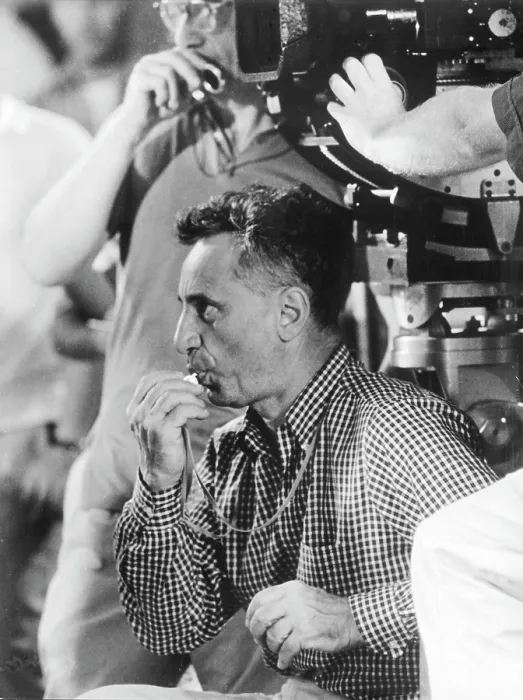 Framed Print : SPLENDOR IN THE GRASS, Director, Elia Kazan, using a whistle, on the set, 1961. Courtesy: Everett / CSU Archives Framed Print : SPLENDOR IN THE GRASS, Director, Elia Kazan, using a whistle, on the set, 1961. Courtesy: Everett / CSU Archives