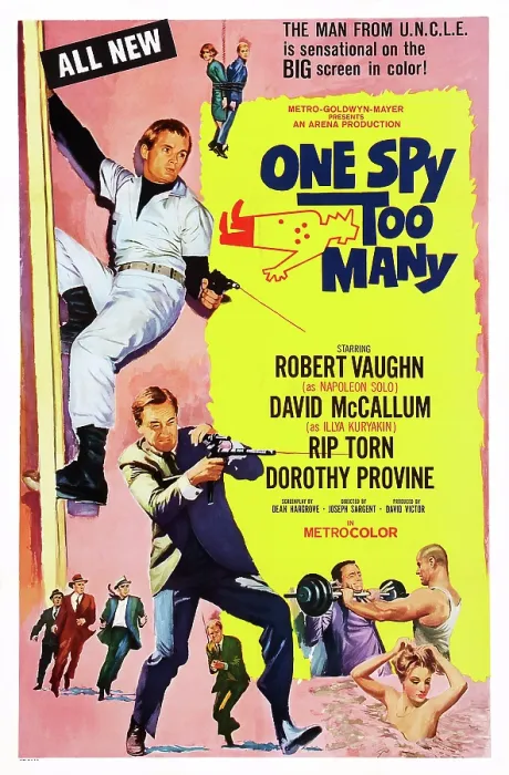 Framed Print : ONE SPY TOO MANY, US poster art, from top: David McCallum, Robert Vaughn, 1966 Framed Print : ONE SPY TOO MANY, US poster art, from top: David McCallum, Robert Vaughn, 1966
